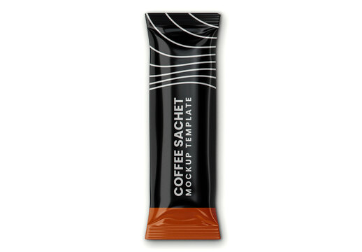 Coffee Stick Sachet Mockup