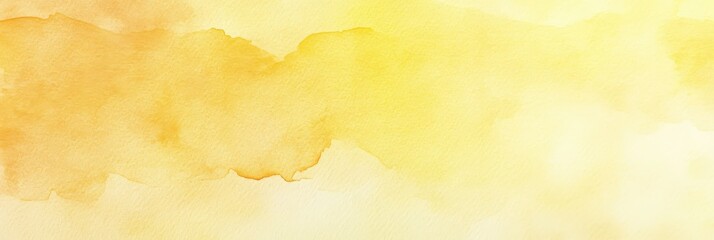 Abstract Watercolor Background in Yellow and Orange Tones