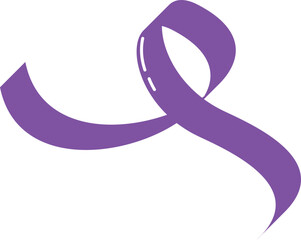 Dementia Awareness Purple Ribbon 