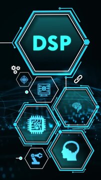 DSP - Demand Side Platform usiness, Technology, Internet and network concept.