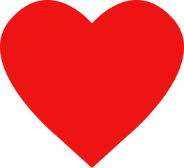 Heart or like icon. Valentines Day. Social network like red heart buttons. Love symbol. Live stream video chat like. Vector illustaration isolated on white background.