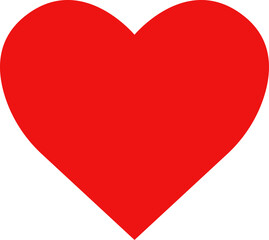 Heart or like icon. Valentines Day. Social network like red heart buttons. Love symbol. Live stream video chat like. Vector illustaration isolated on white background.