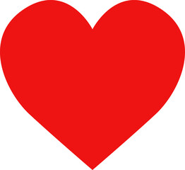 Heart or like icon. Valentines Day. Social network like red heart buttons. Love symbol. Live stream video chat like. Vector illustaration isolated on white background.