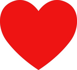 Heart or like icon. Valentines Day. Social network like red heart buttons. Love symbol. Live stream video chat like. Vector illustaration isolated on white background.