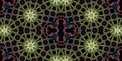 Seamless abstract pattern banner. Abstract texture art