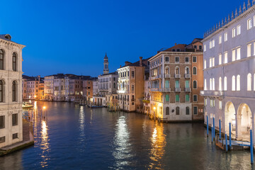 Venice Grand Canal At Night