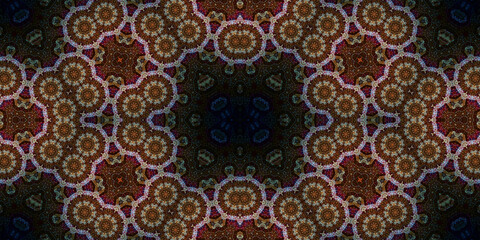 Seamless abstract pattern banner. Abstract texture art