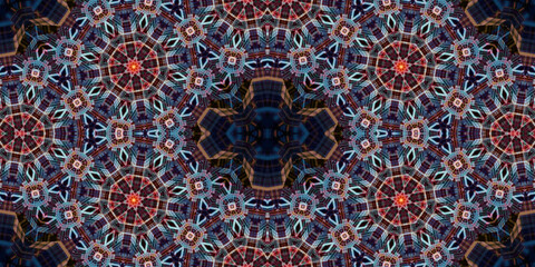 Seamless abstract pattern banner. Abstract texture art