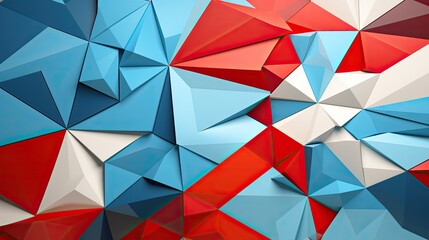 Fototapeta premium a blue and red piece of glass is shown with a blue and red heart.