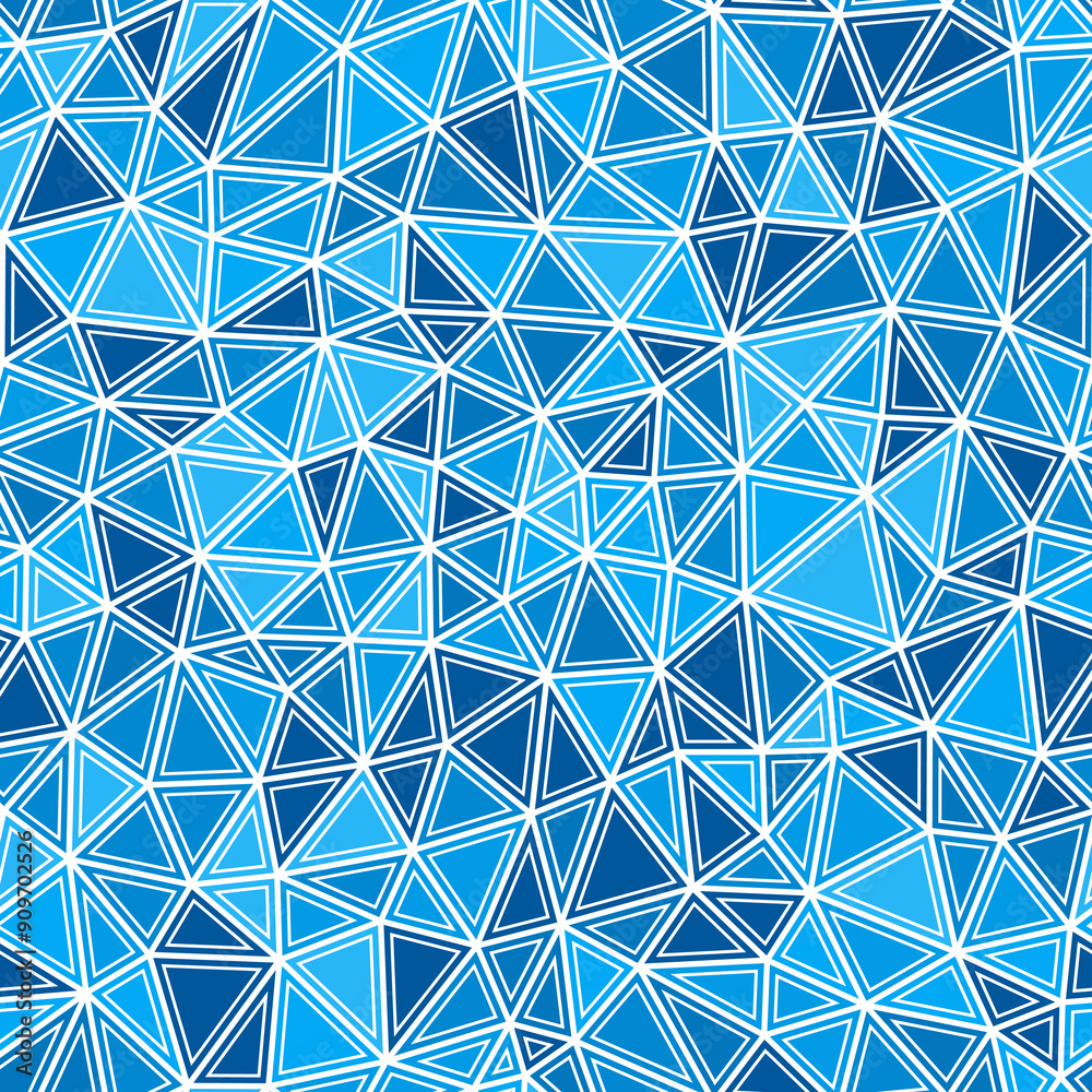 Poster minimal geometric background. small triangles size. solid shapes in frames. monotone style. repeatab
