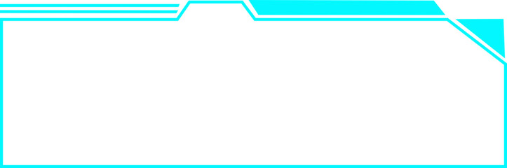 Obraz premium Futuristic Label Tech