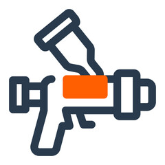 Graffiti Spray Gun Tool Vector Icon