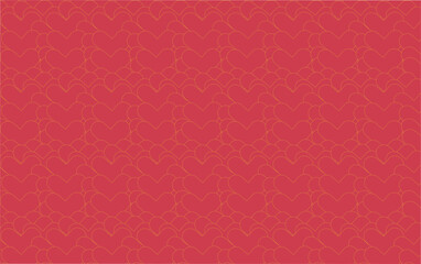 heart pattern in bright color 