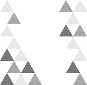 grey triangle geometric shape