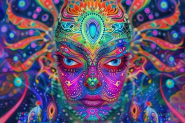 psychedelic trippy dmt state of mind colourful , trippy, psychedelic