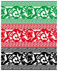 Viral Flower Gate Versace Railing Designe Vector