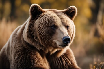 Obraz premium brown bear portrait