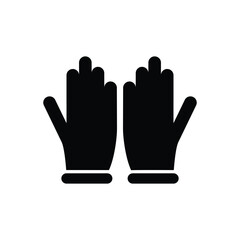 Gloves vector icon