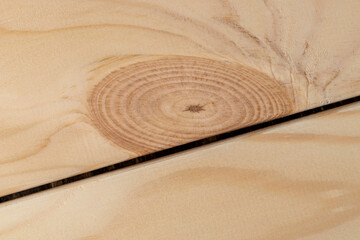pine edged board with a lot of knots