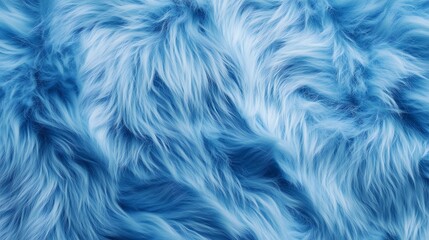 Obraz premium soft blue fur texture