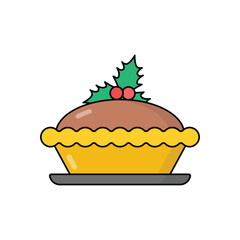 Minced Pie  vector icon