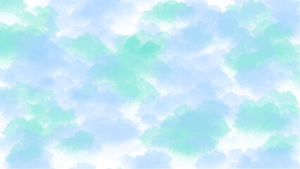 Abstract blue watercolor background.Hand painted watercolor. vector