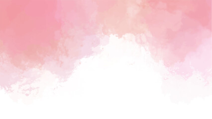 Abstract pink watercolor background.Hand painted watercolor. vector