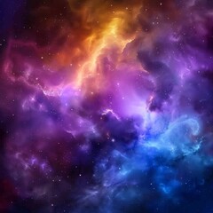 Obraz premium Universe abstract background, colorful space galaxy clouds nebula, stary cosmos, universe wallpaper