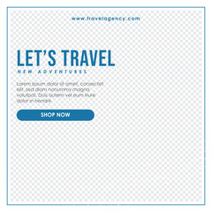 Social media post template