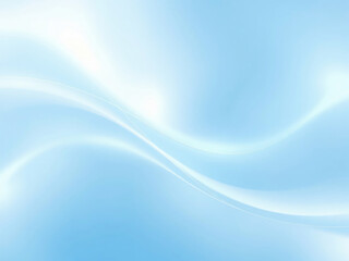 Naklejka premium A smooth gradient background of soft blue hues, featuring gentle curves that evoke a sense of calm and tranquility.