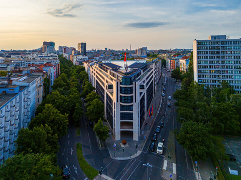 The Willy-Brandt-Haus, headquarters of the Social Democratic Party SPD of Germany.