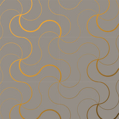Abstract linear triaxle on hexagon, repeating thin line abstract flower. pattern is clean for fabric, printing, wallpaper. Pattern is on swatches panel