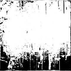 Abstract Grunge Texture in White and Black