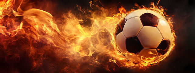 Fototapeta premium Inferno Soccer Spirit