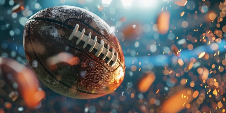 Sports Betting and Online Gambling on Sporting Events with Football Betting Draft Picks Basketball Game Bets and Hockey Betting 3D Illustration Elements