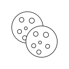Cookies vector icon