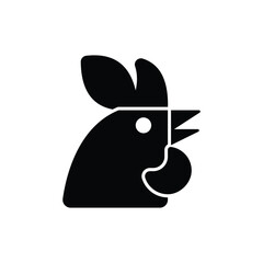 Rooster vetor icon