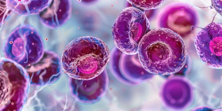 Hereditary Hemolytic Anemia Hemoglobin E Hb E Disease with Hypochromia Anisopoikilocytosis Pencil Cell Target Cell and Teardrop Cell Zoom Micrograph