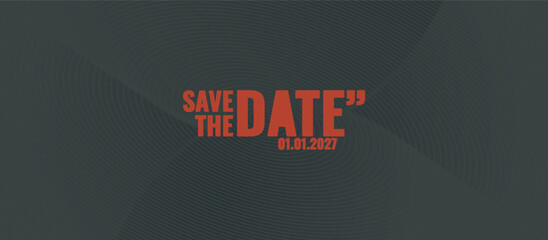 Save the date banner. Can be used for business, marketing and advertising. logo graphic design of event summit made for Technology and upcoming events. Vector EPS 10