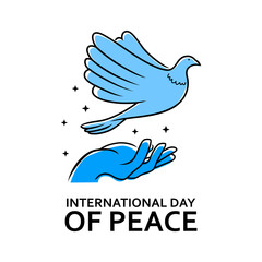 vector international day of peace background template