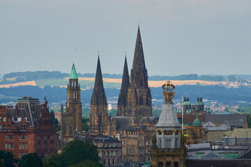 Obraz premium Stunning Edinburgh Architecture in August