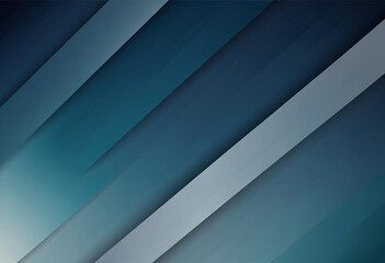 Obraz premium Modern dark blue geometric diagonal lines gradient background 