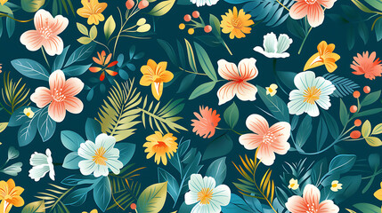 Obraz premium flower pattern