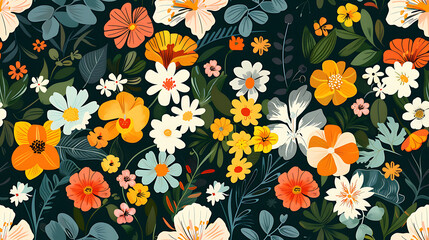 Obraz premium flower pattern