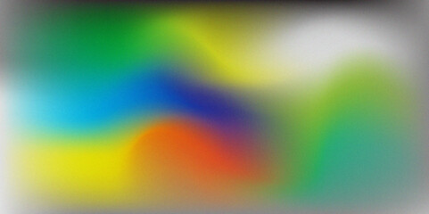Colourful Grainy Gradient  and Light Shades, Abstract 
Background With Grain Effect