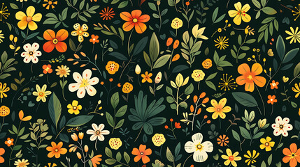 Obraz premium flower pattern