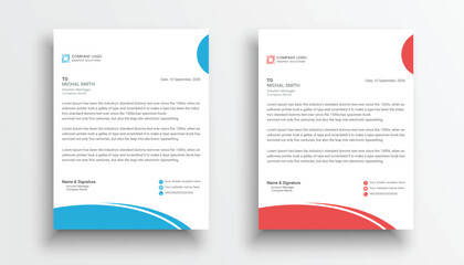 Professional Letterhead Template Set corporate modern letterhead design template with creative modern letter head design template for your project. letterhead, letter head, Business letterhead design.