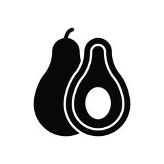 Avocado vector icon