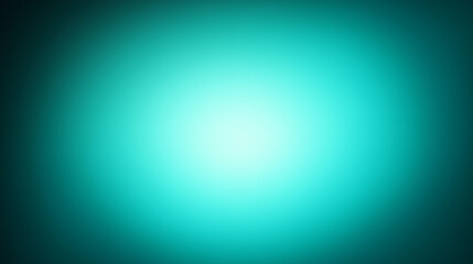 Fototapeta premium Teal Gradient Background Smooth Color Transition Bright Center