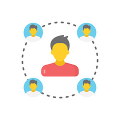 Mediator vector icon